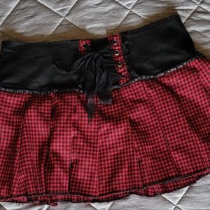 Mini skirt (pleated)